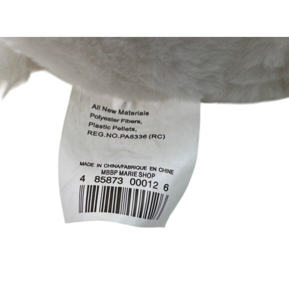 Disney Store 6" Shopping Marie Aristocats  Plush Stuffed Toy White Cat Kitten - Picture 8 of 10